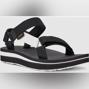Teva Black and White Women's Sandals